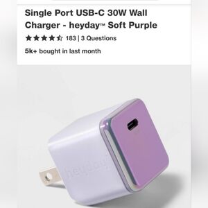 Heyday Lavender Charging Block